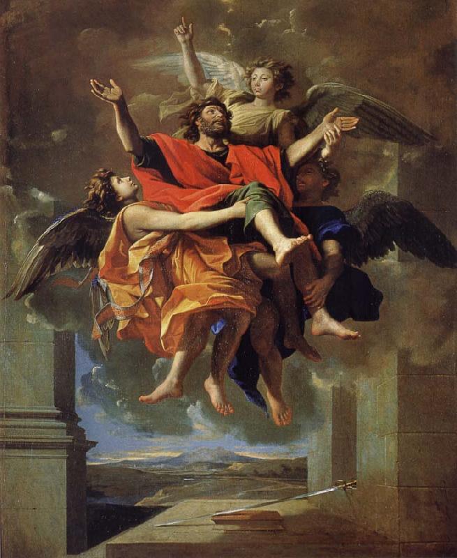 Nicolas Poussin The Verz ckung of the Hl. Paulus in the third sky